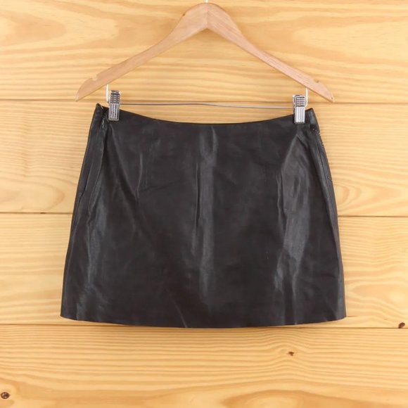Leather Mini Skirt Plein Sud - Picture 2 of 3